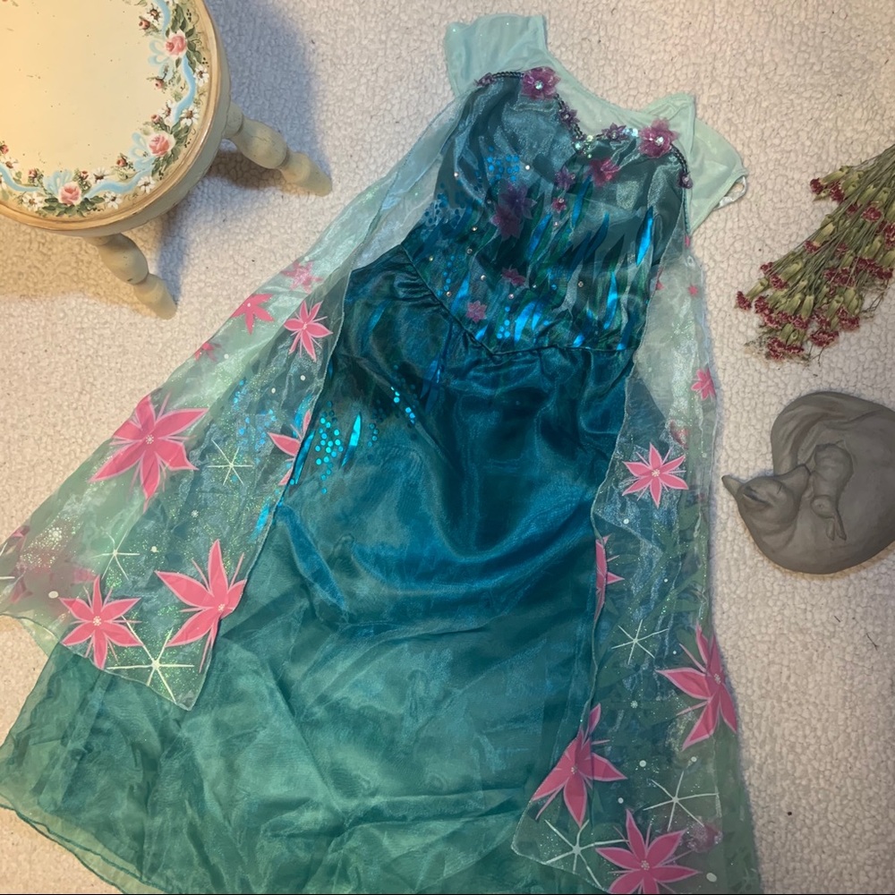 Hong Kong Disneyland Elsa Frozen Fever Costume